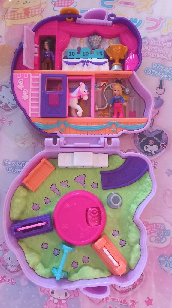 polly pocket jumpin style pony compact, Ophalen of Verzenden, Zo goed als nieuw