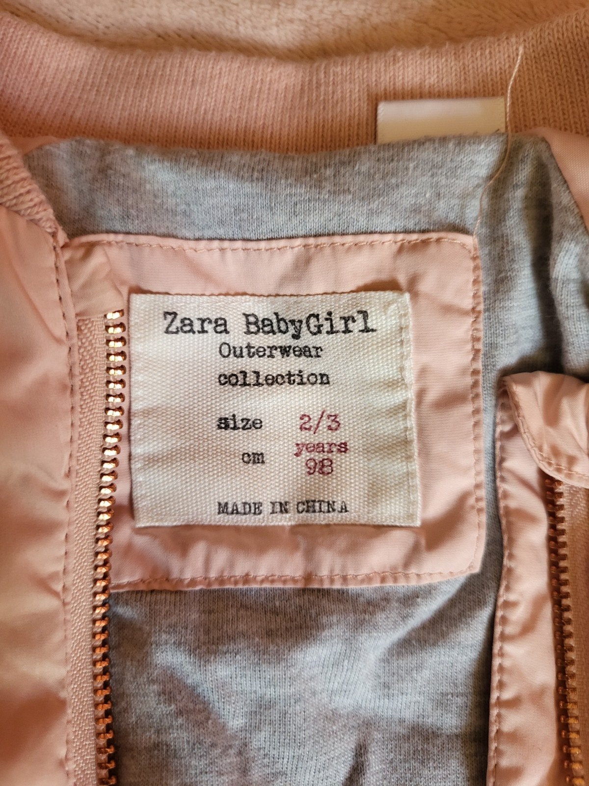 zomer jasje maat 98, Zara, Roze, Gedragen, Ophalen