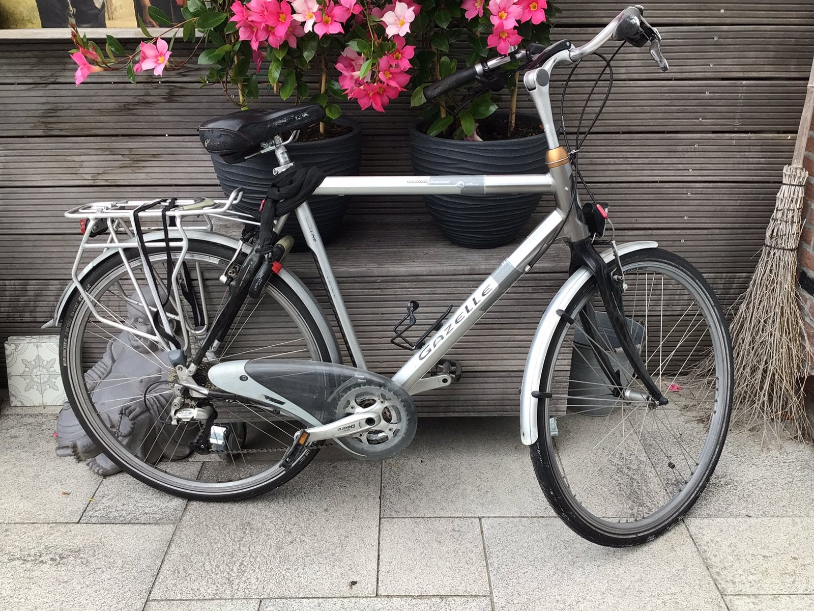 Gazelle Hybride Heren fiets, Fietsen en Brommers, Ophalen, Gebruikt, Velgrem, 49 tot 53 cm