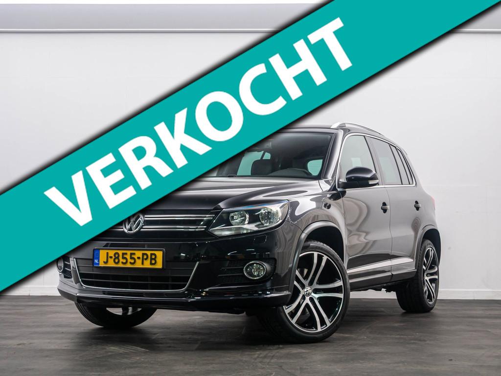 Volkswagen Tiguan 1.4 TSI R-Line Edition Bluetooth/Trekhaak, 4 cilinders, 150 pk, Zwart, Leder