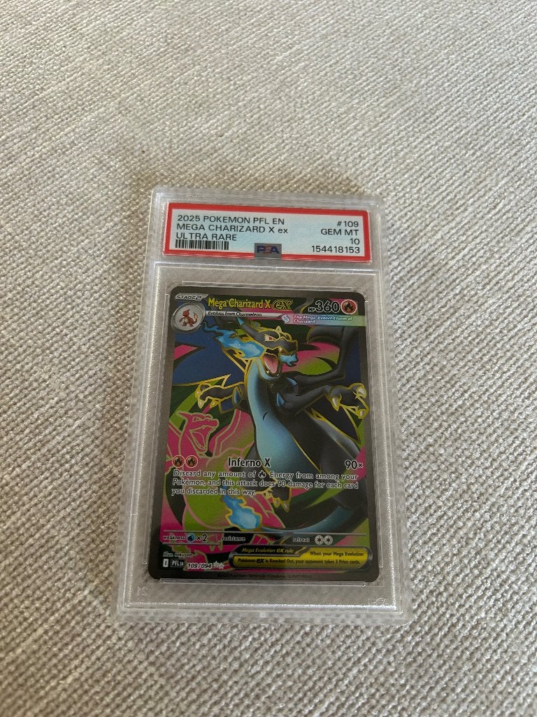 Charizard 109/094 psa10, Ophalen of Verzenden