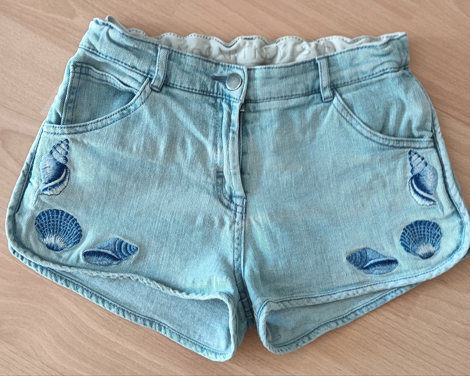 Stella McCartney spijker jeans short maat 128-146, Broek, Meisje, Ophalen of Verzenden, Zo goed als nieuw