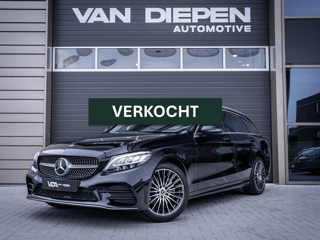 Mercedes-Benz C-klasse Estate 200 4MATIC AMG-Line l Pano l B, Auto's, Mercedes-Benz, Bedrijf, Te koop, C-Klasse, 4x4, ABS, Airbags
