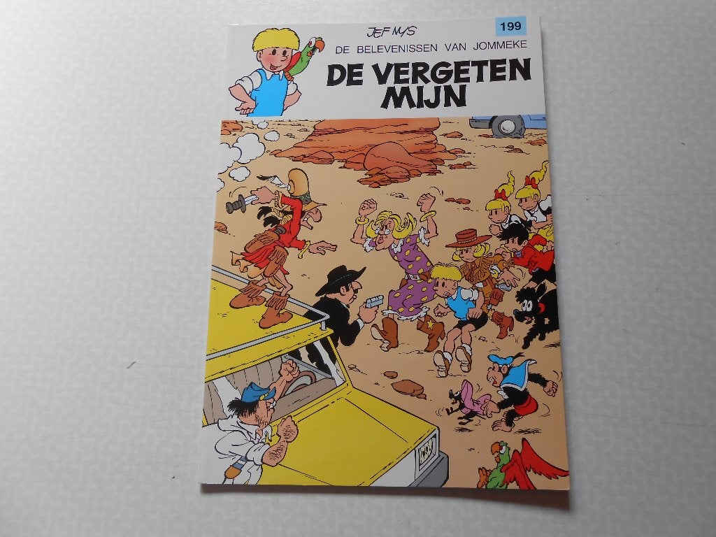 Jommeke 199 De vergeten mijn 1998 1 ste druk., Boeken, Jef Nys, Eén stripboek, Nieuw, Ophalen of Verzenden