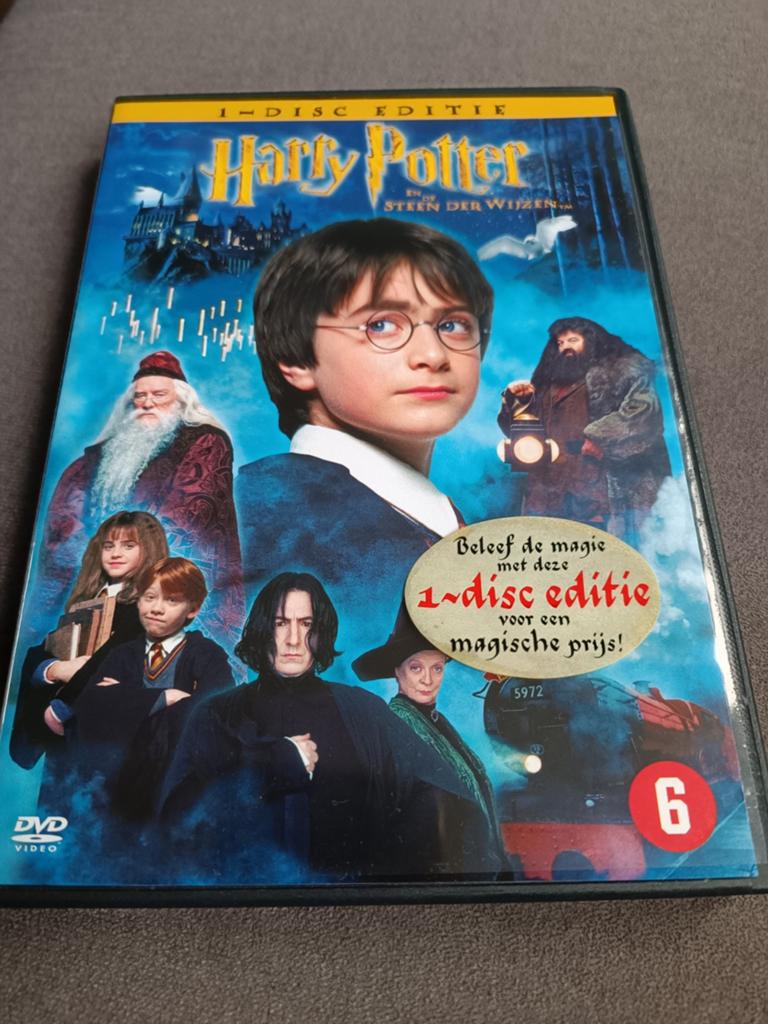 Harry Potter en de steen der wijzen - dvd, Cd's en Dvd's, Ophalen of Verzenden, Zo goed als nieuw, Fantasy