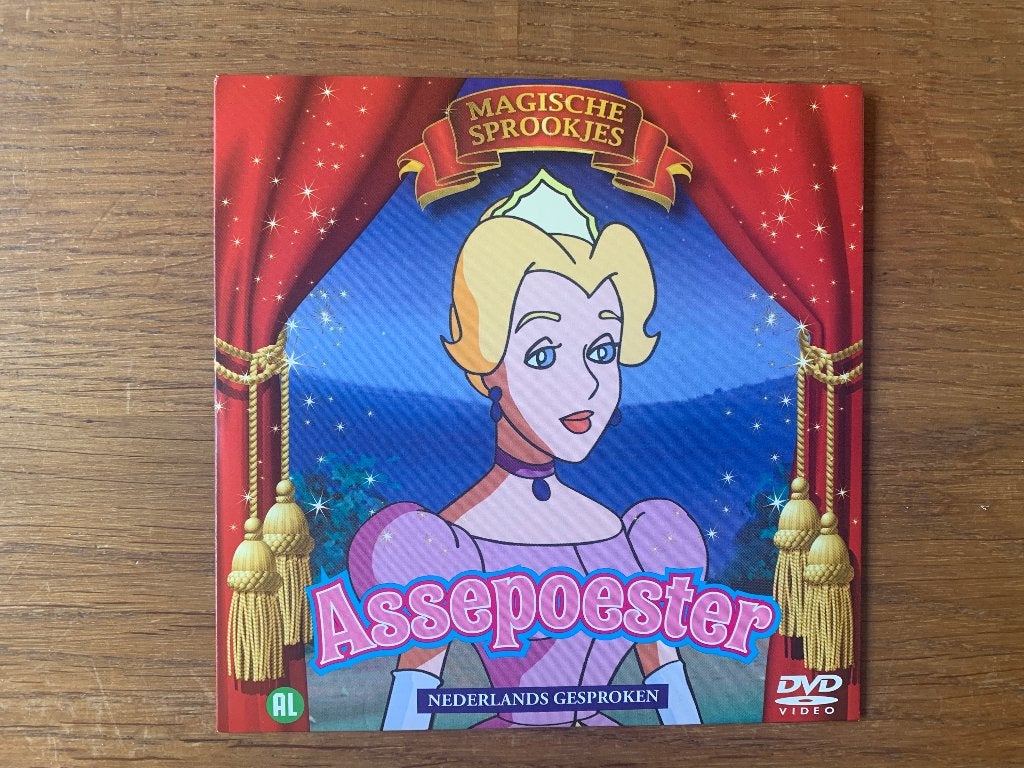 DVD Magische sprookjes Assepoester, Verzamelen, Ophalen of Verzenden, Zo goed als nieuw, Overige typen