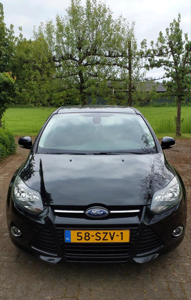Ford Focus 1.6 Ti-vct 92KW WGN Pwrshift 2012 Zwart, 4 cilinders, Zwart, Origineel Nederlands, Stationwagon