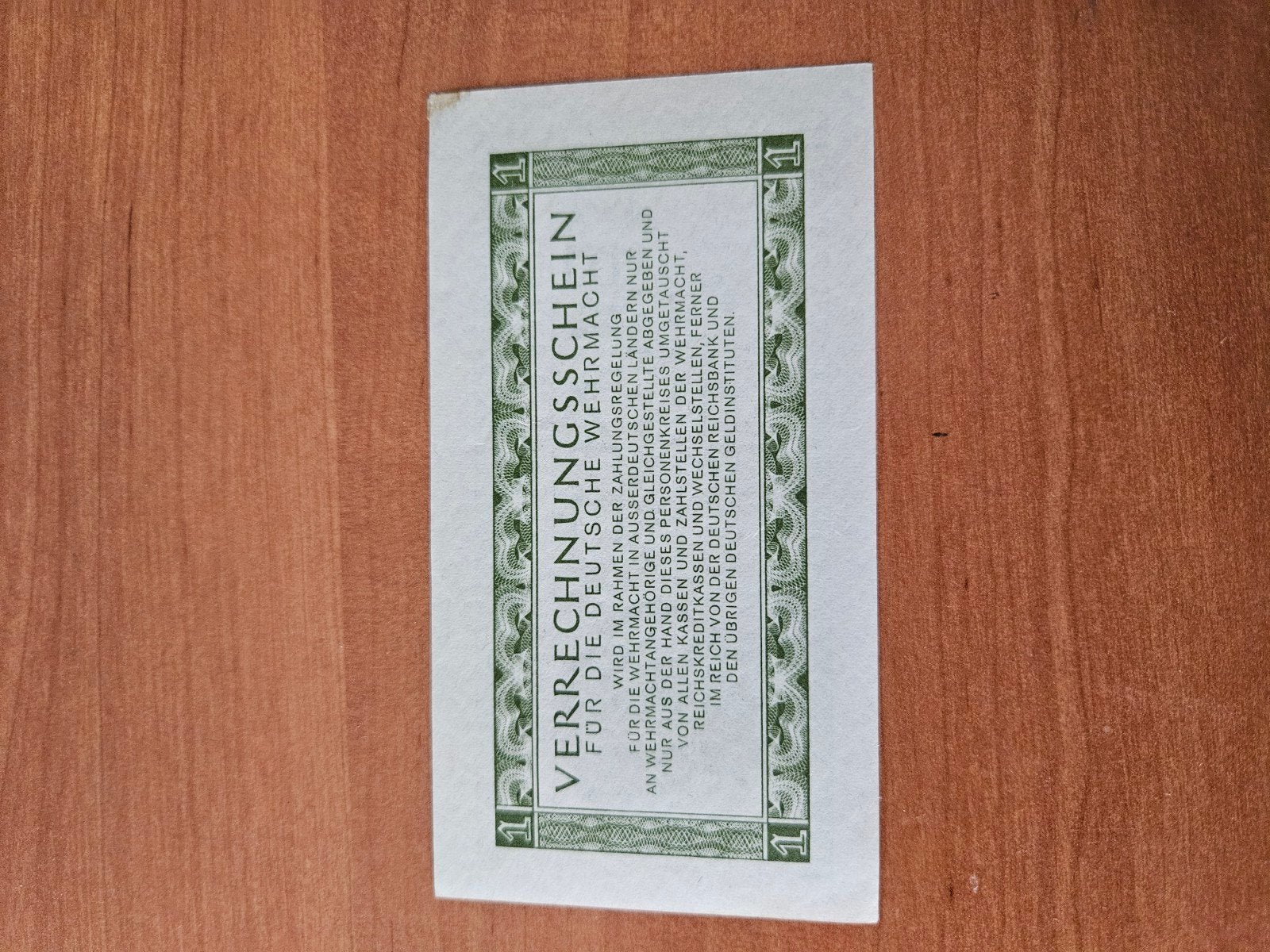 1 Reichsmark Duitsland 1944 jaar WWII, Postzegels en Munten, Bankbiljetten | Europa | Niet-Eurobiljetten, Ophalen of Verzenden