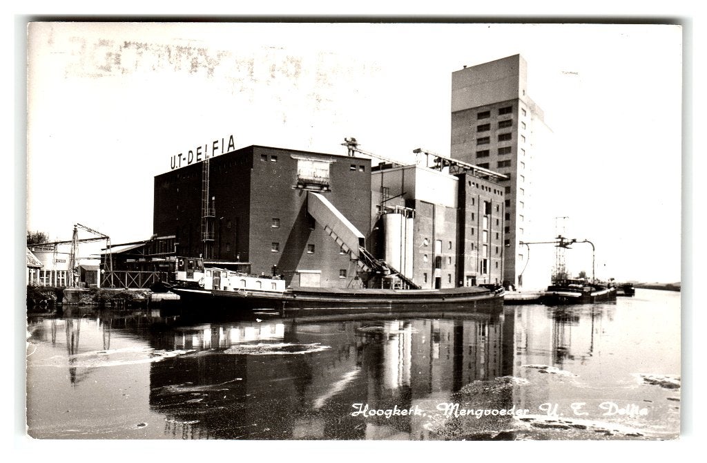 Hoogkerk, Mengvoeder U.T.-Delfia, Verzamelen, Verzenden, 1980 tot heden, Gelopen, Groningen