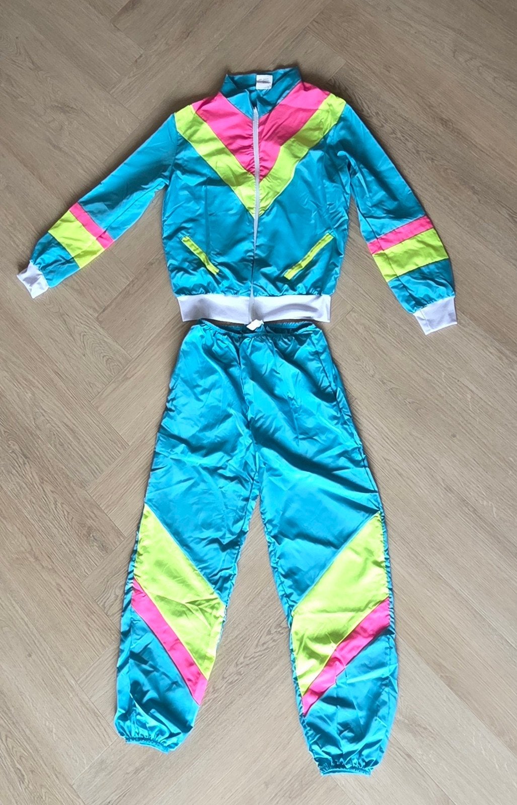 Trainingspak jaren '80 (dames), Kleding | Dames, Carnavalskleding en Feestkleding, Ophalen of Verzenden, Zo goed als nieuw, Carnaval