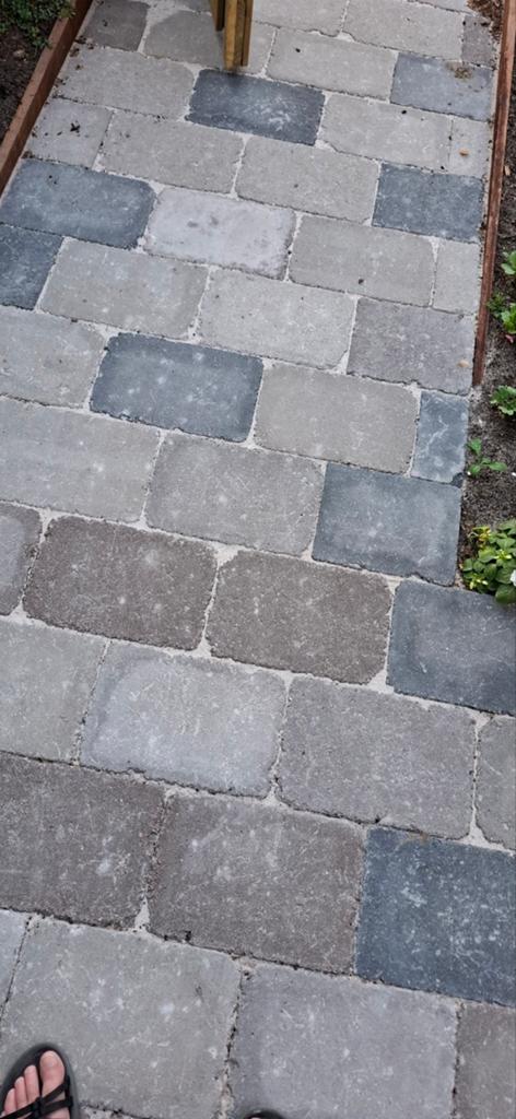Betontegels 20x30cm, 80 stuks, 4.8m2, Ophalen, Nieuw, Beton, Terrastegels