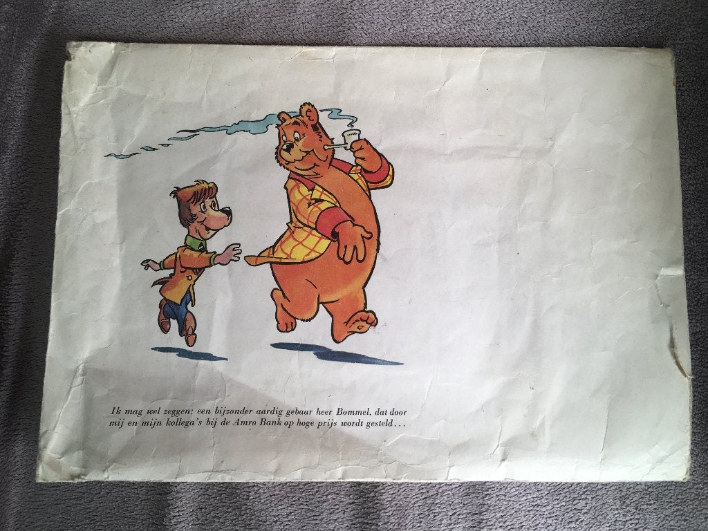 De envelop voor de Amro's Bommel Koerier, Gelezen, Eén stripboek, Ophalen of Verzenden, Marten Toonder studios