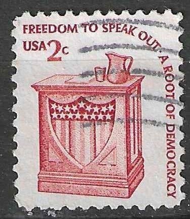 USA 1981 - Yvert 1363 - Spreekgestoelte  (ST), Verzenden, Gestempeld, Noord-Amerika