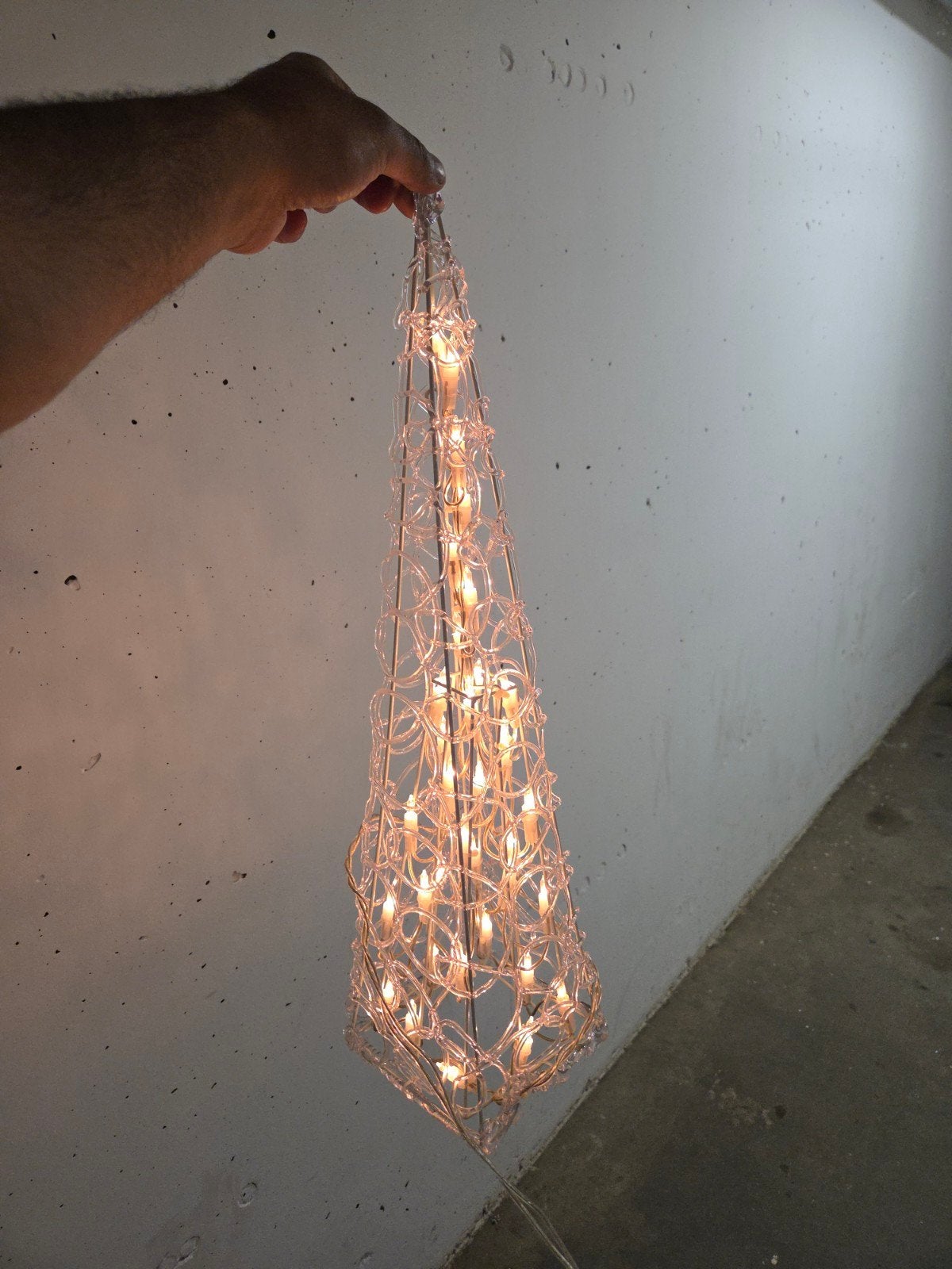 Christelijk "kerstboom" achtig lamp, Ophalen of Verzenden