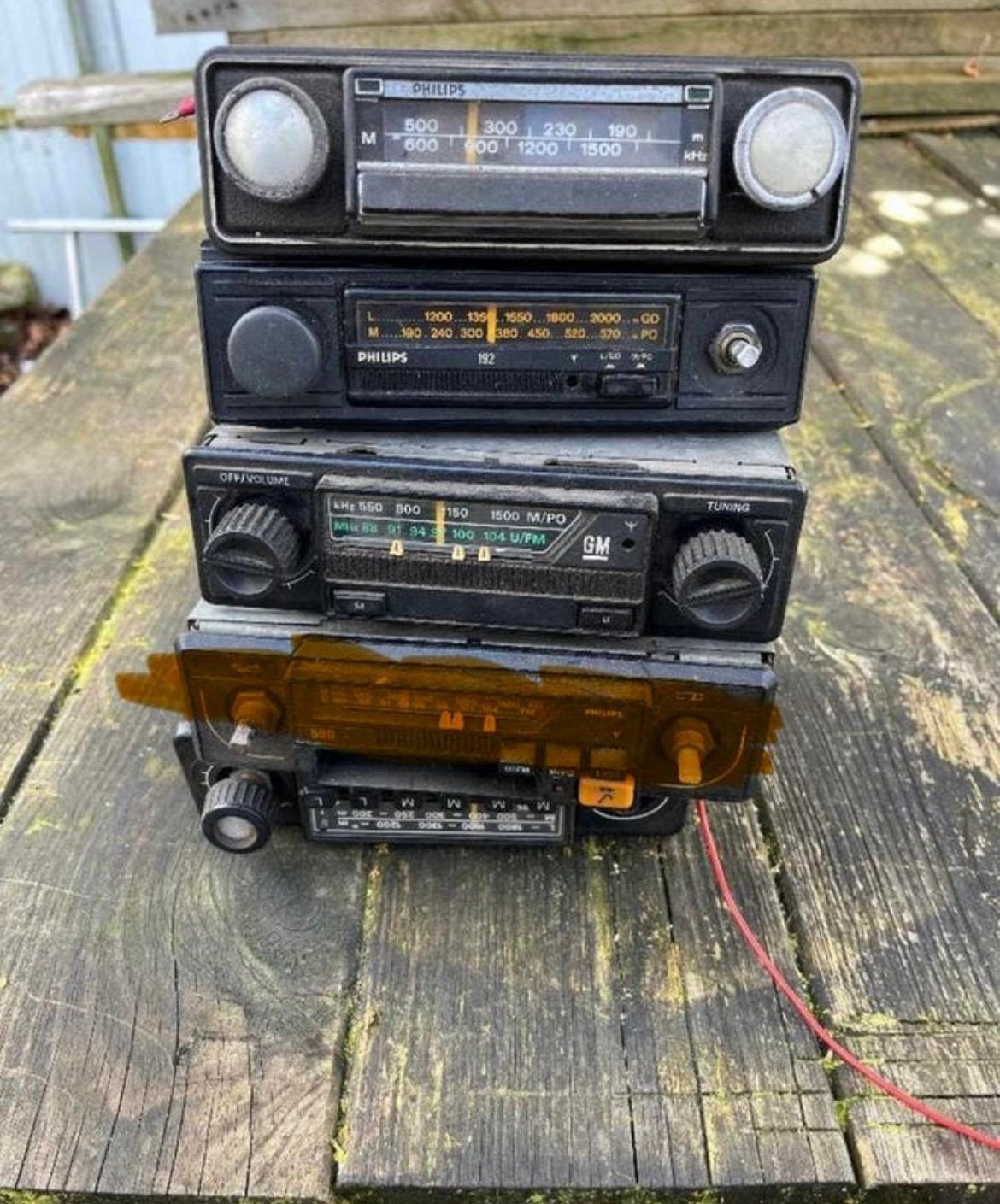 Diverse Philips auto radio’s, Gebruikt, P, P, P
