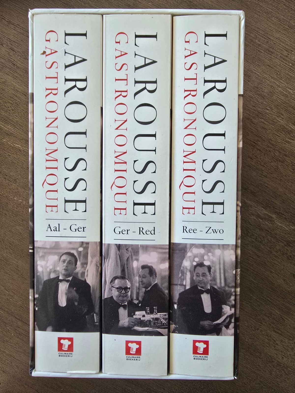 Larousse Gastronomique - vol set, Boeken, Kookboeken, Prosper Montagné, Zo goed als nieuw, Europa, Tapas, Hapjes en Dim Sum