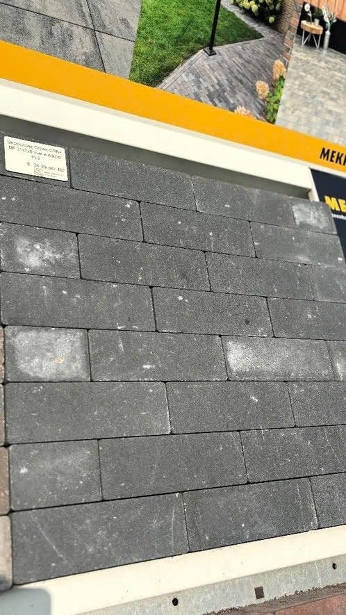 Strackstone Crown GRN+ DK 21x7x8 vlak Antraciet PL2, Nieuw, Ophalen of Verzenden, 10 m² of meer, Beton