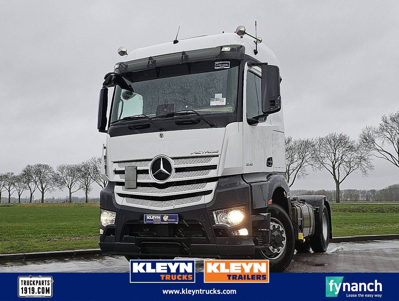 MERCEDES-BENZ ACTROS 1845 LS hydrodrive, Auto's, Vrachtwagens, Euro 6, Wit, Mercedes-Benz, Bedrijf