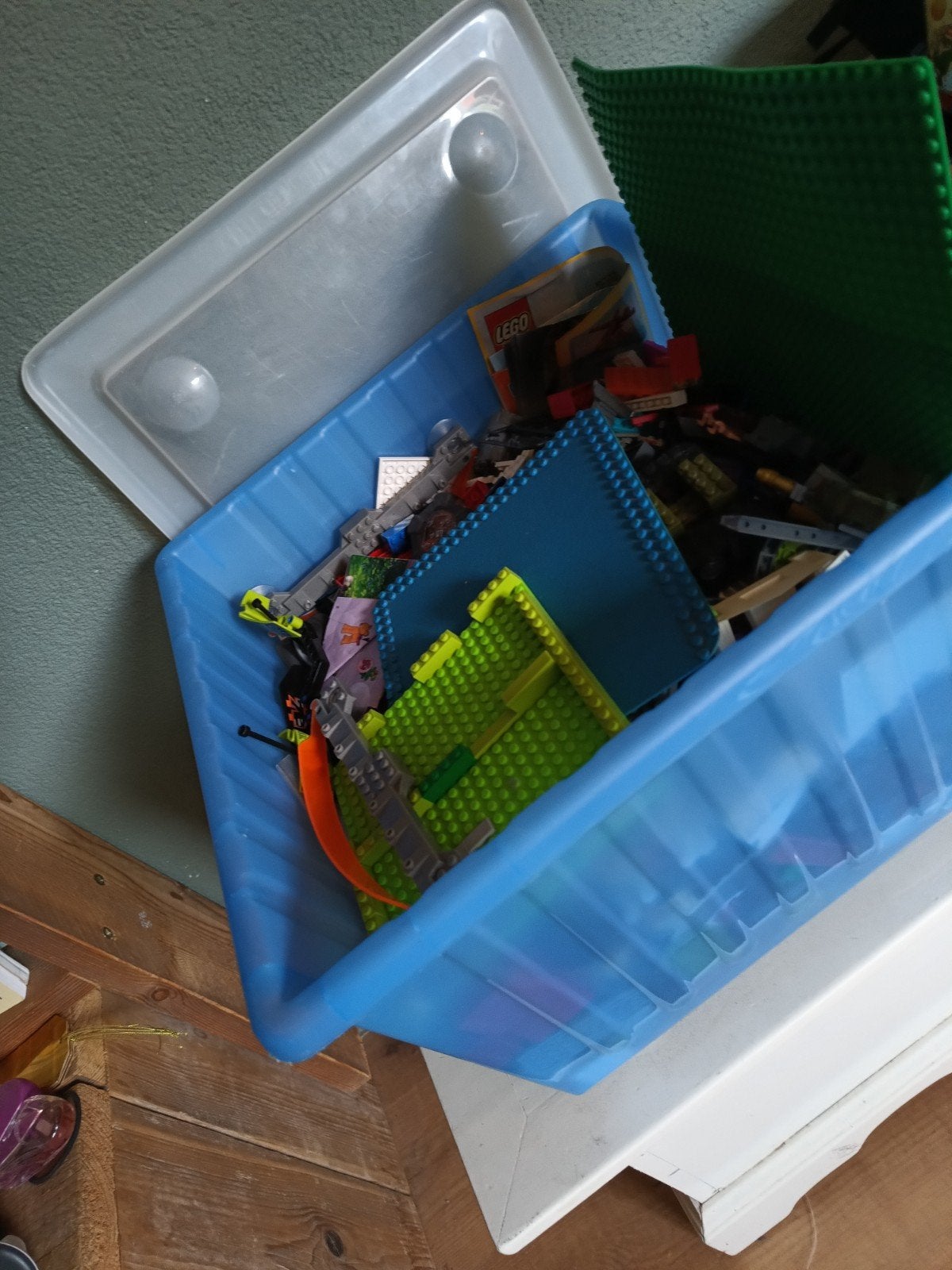 Grote doos vol diverse LEGO stenen en onderdelen, Kinderen en Baby's, Speelgoed | Duplo en Lego, Ophalen, Gebruikt, Losse stenen
