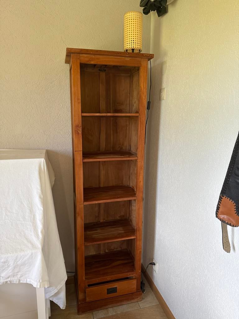 Teakhouten kast - opknapper, Ophalen, Minder dan 50 cm, Gebruikt, Teakhout