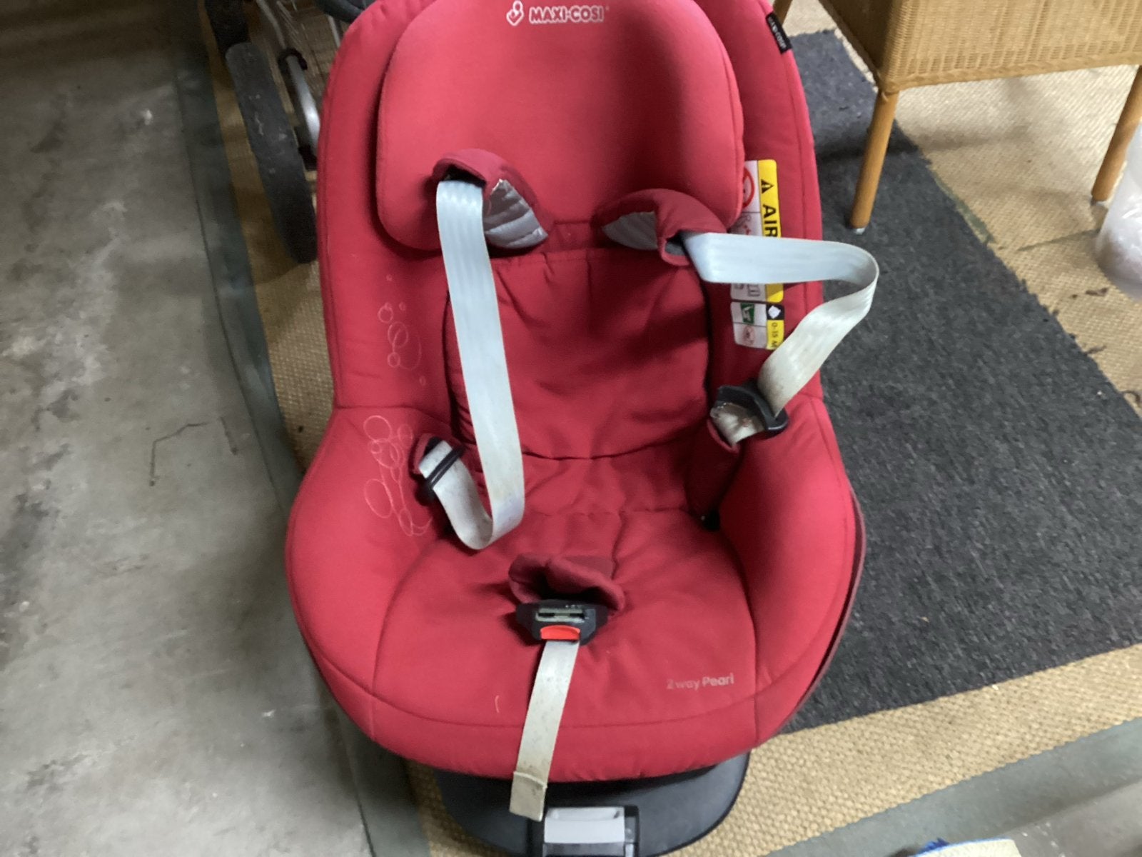 Maxi-Cosi autostoeltje in goede staat, Autogordel of Isofix, Gebruikt, 0 t/m 18 kg, Verstelbare rugleuning