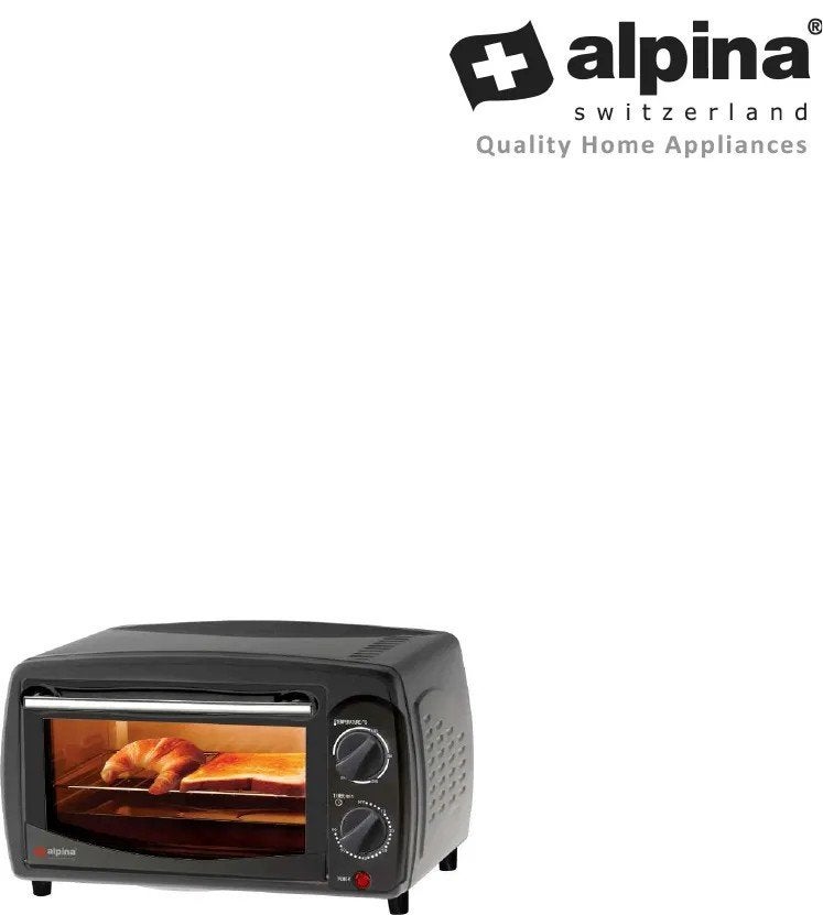 Alpina Mini-oven, Ophalen, Minder dan 45 cm, Minder dan 45 cm, Vrijstaand