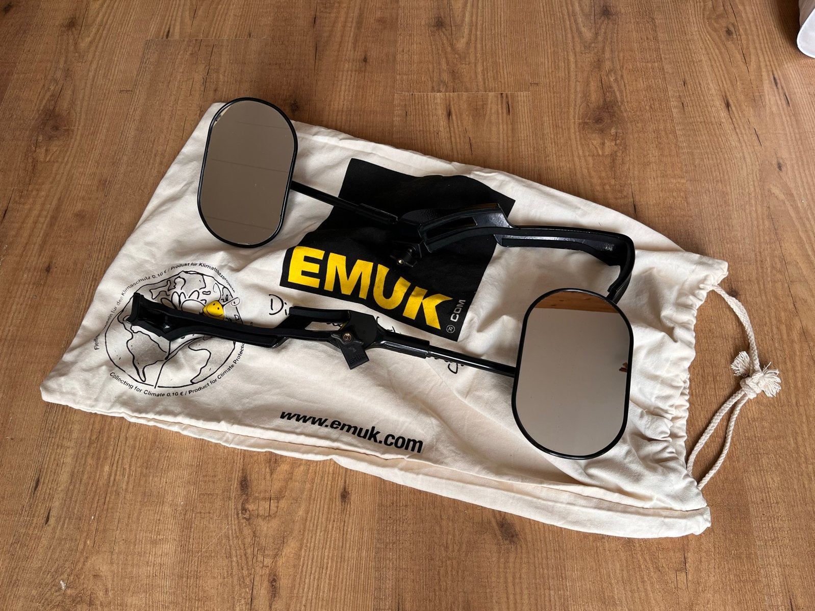 EMUK Universele Caravan Spiegels - Gebruikt, Auto-onderdelen, Spiegels, Ophalen of Verzenden, Gebruikt, Universele onderdelen