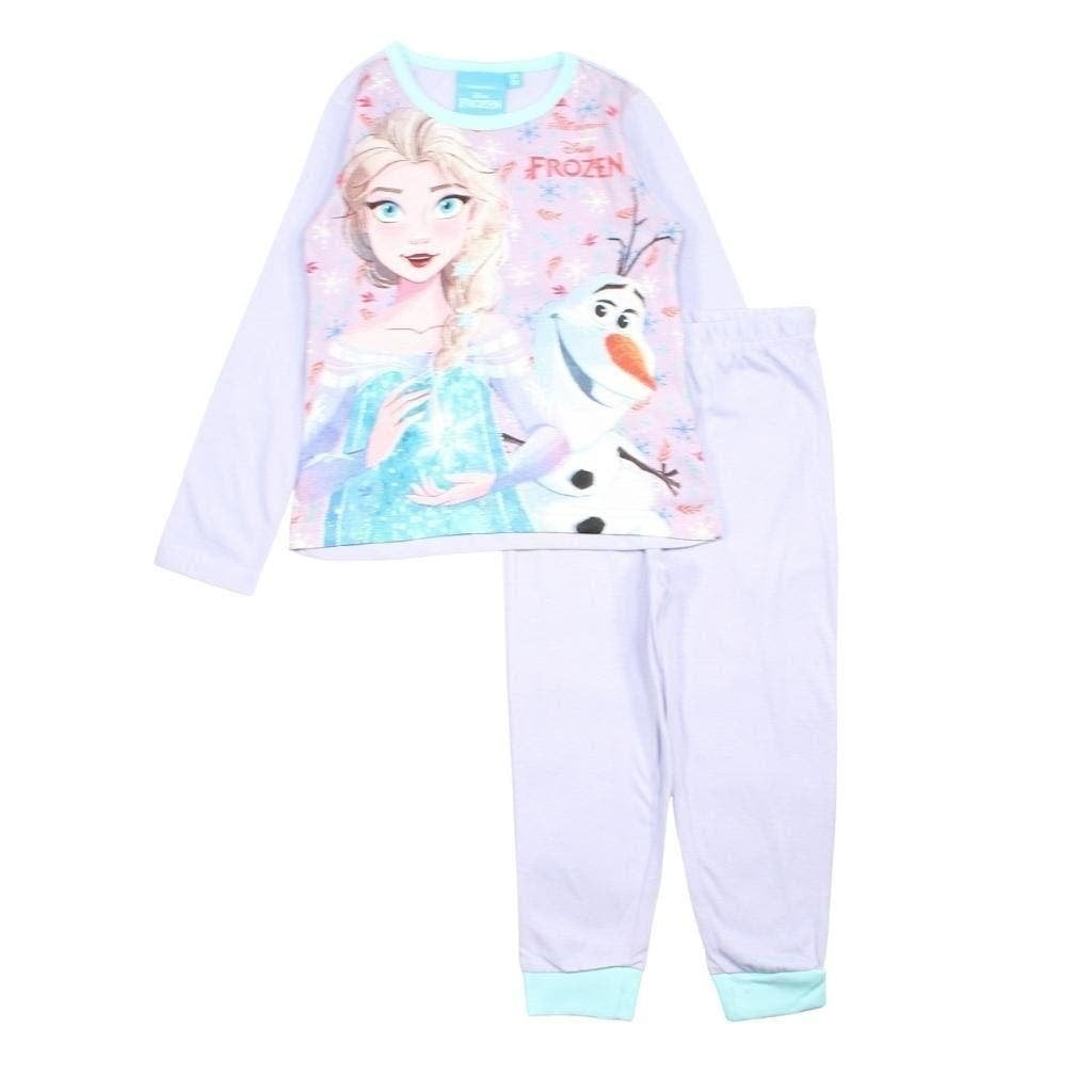 Disney Frozen Pyjama Lila - Maat 104 - 128 - Katoen, Nacht- of Onderkleding, Disney Frozen, Meisje, Nieuw