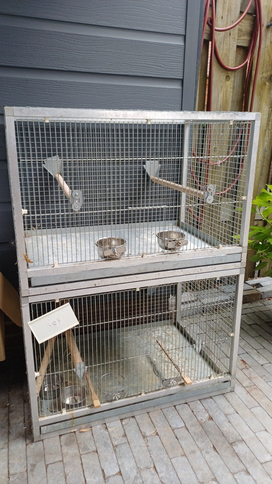 Aluminium kooien, Ophalen, Gebruikt, Aluminium, Broedkooi of Kweekkooi