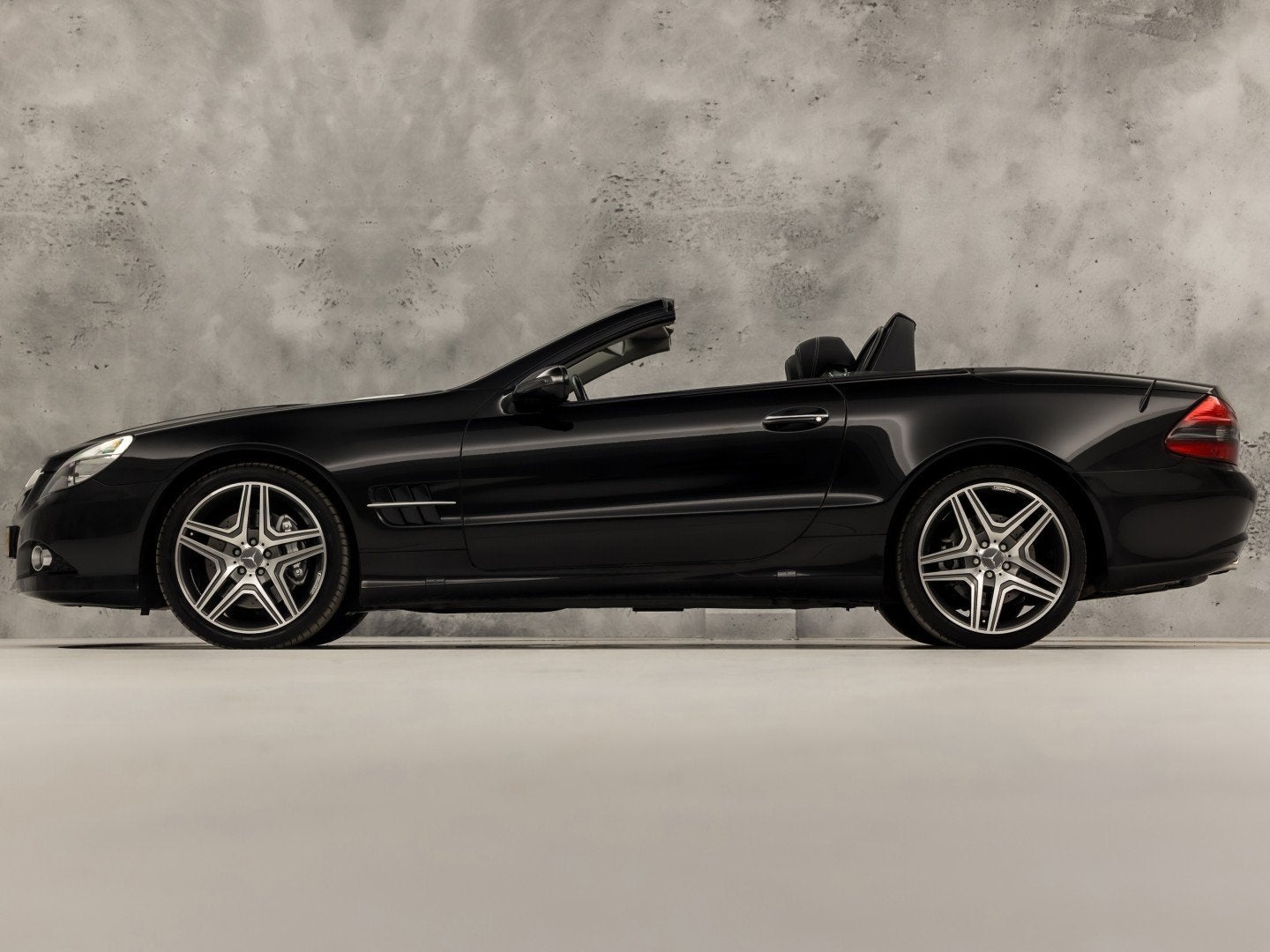 Mercedes-Benz SL-Klasse 280 AMG Sport 232Pk Automaat (NAVIGA, Auto's, Automaat, 12 maanden, Gebruikt, Zwart