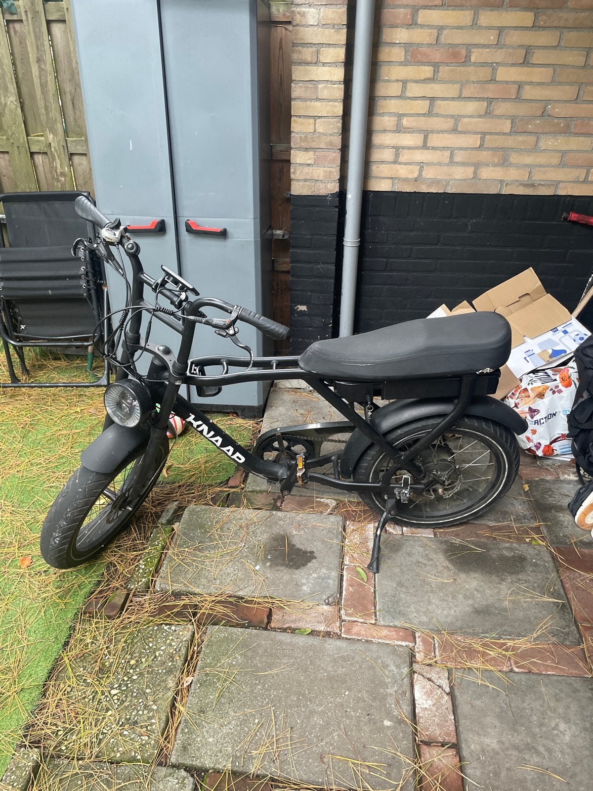 Knaap E-bike - Zwart, Zo goed als nieuw, Ophalen, Zo goed als nieuw, Overige merken