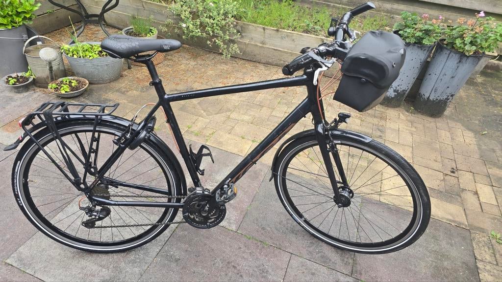 Koga F3 Series 7.0 Herenfiets - Zwart, Gebruikt, Velgrem, Versnellingen, 57 tot 61 cm