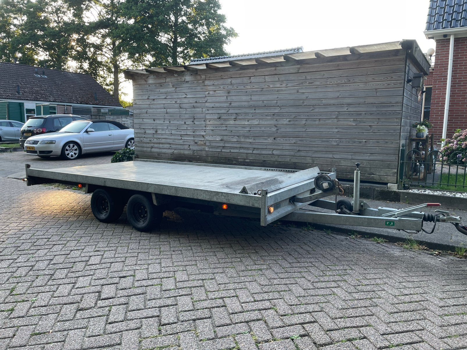 Anssems Aanhanger MSX 3000KG 410x200|Aluminium Bodem, Auto diversen, Ophalen, Zo goed als nieuw