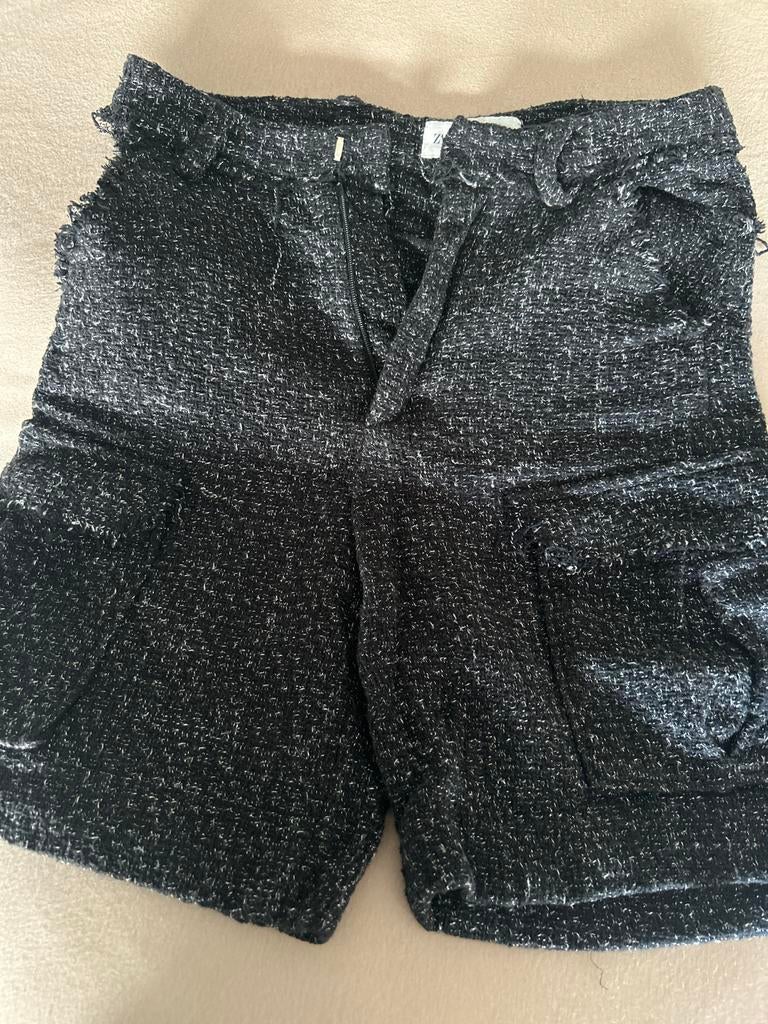 Zara Tweed Shorts Zwart Maat 152 (11-12 jaar), Ophalen of Verzenden, Zo goed als nieuw, Meisje