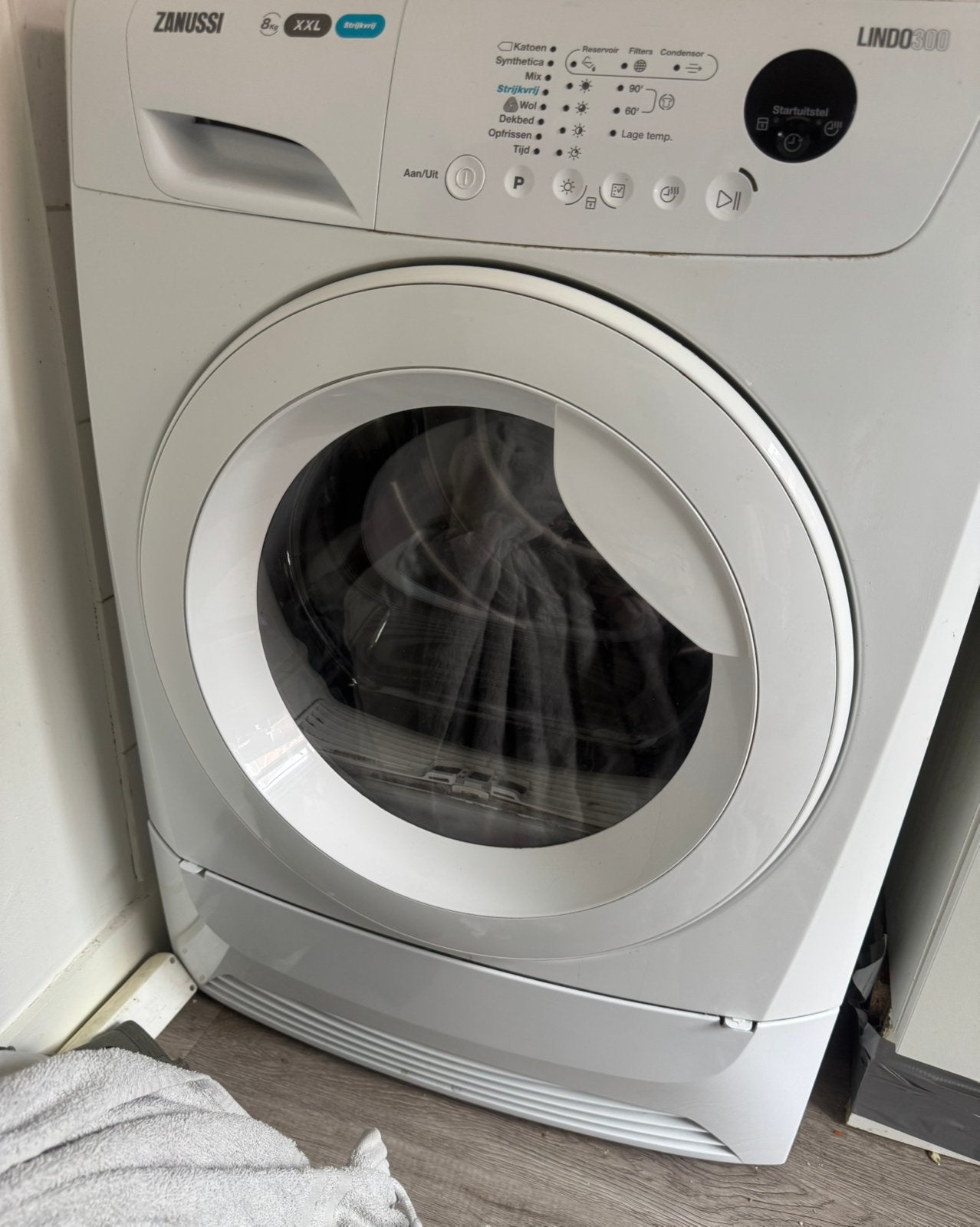 Zanussi droger, Witgoed en Apparatuur, Wasdrogers, 8 tot 10 kg, Ophalen of Verzenden, Condens, 85 tot 90 cm
