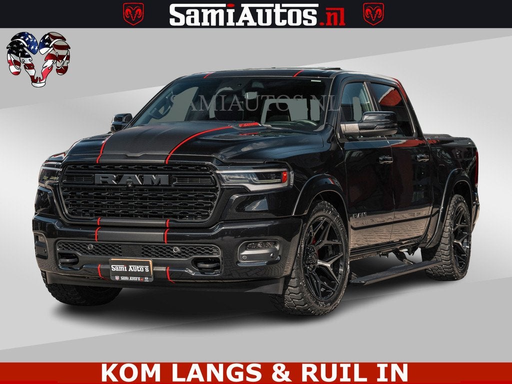 Dodge Ram HULK Pack | Limited Night H.O 540HP 706Nm | Massag, Auto's, Automaat, Met garantie (alle), Zwart, Leder