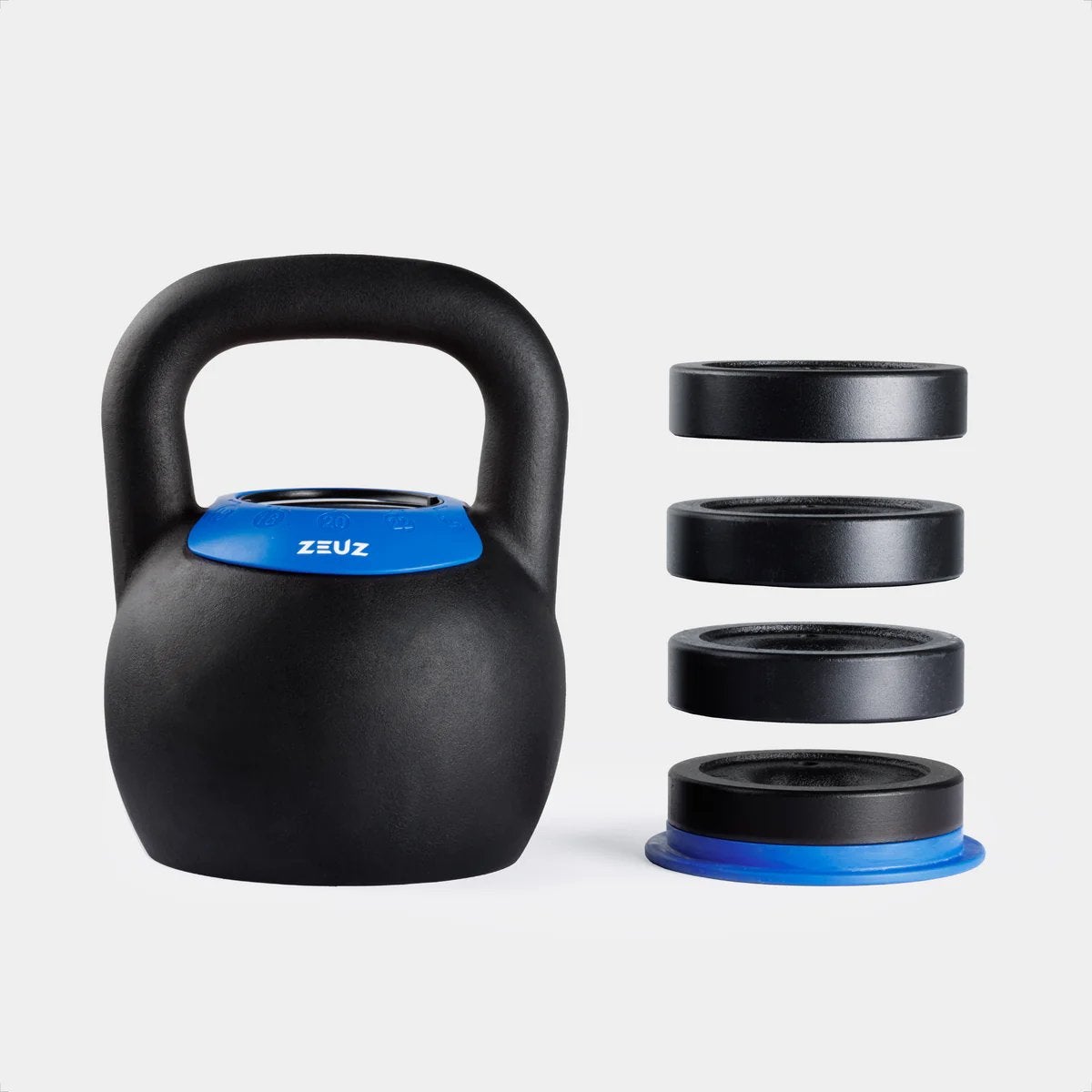 NIEUW ZEUZ verstelbare kettlebell t/m 24kg, Ophalen, Zo goed als nieuw, Kettlebell