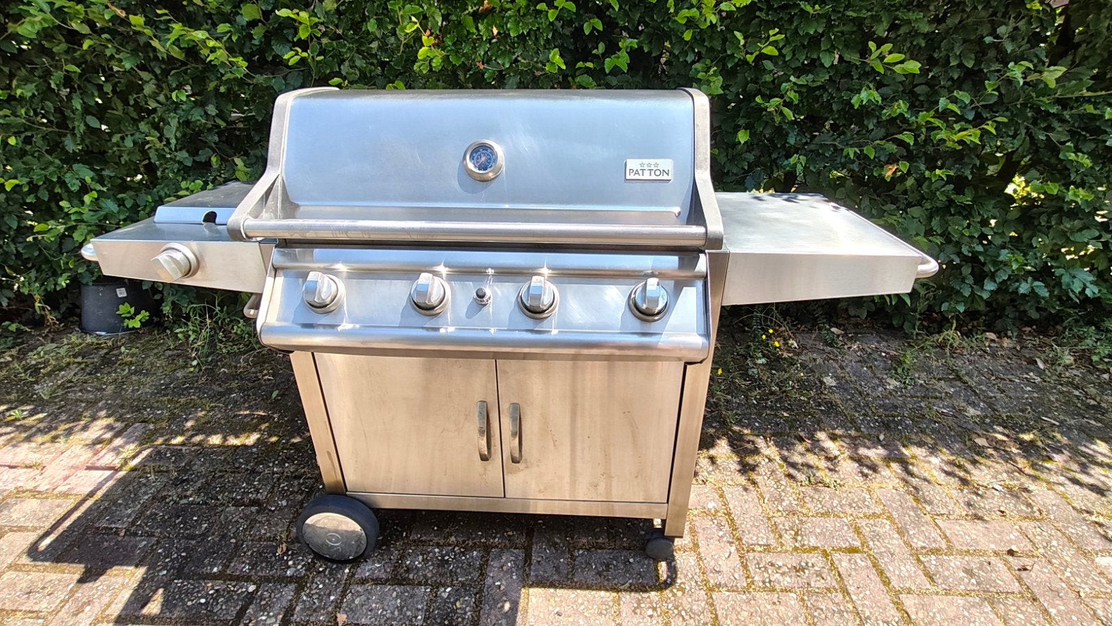 Barbeque RVS 4-branders / Wok, Ophalen, Gas
