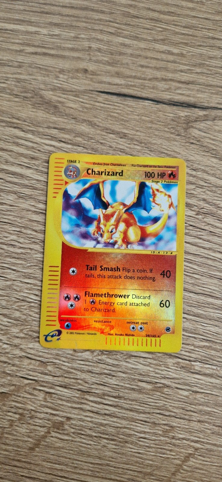 Pokémon Kaart - Charizard (39/165) - Expedition Reverse Holo, Ophalen, Zo goed als nieuw, Losse kaart