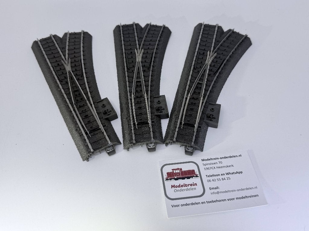 Marklin 24612 - Wissel rechts (3 stuks)