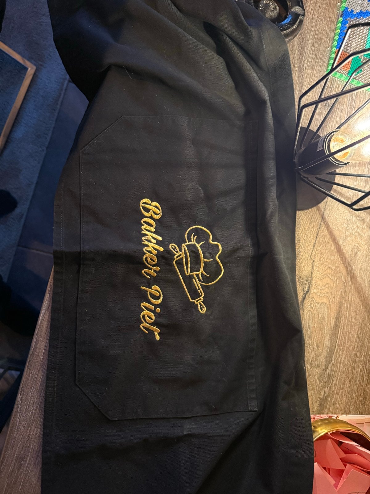 Bakker Piet Schort - Zwart met Gouden Borduurwerk, Ophalen of Verzenden, Zo goed als nieuw