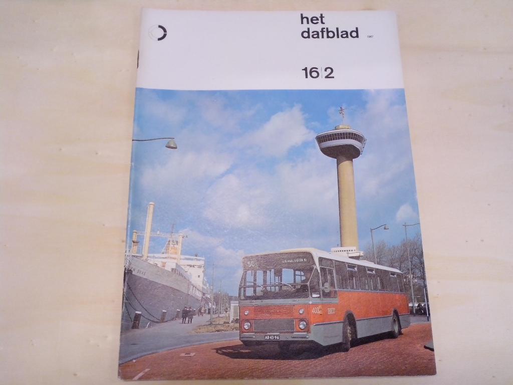 DAF Blad 1967 2 - Bus SB200 Taal Vierhout Bestel KLM ROTEB, Boeken, Ophalen of Verzenden, Zo goed als nieuw, Overige merken