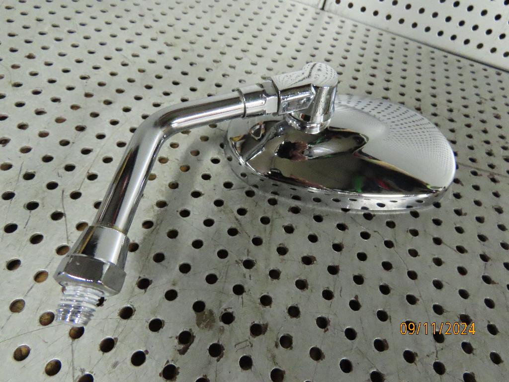 Spiegel links M10 rechtse draad universeel Chroom Custom, Ophalen of Verzenden