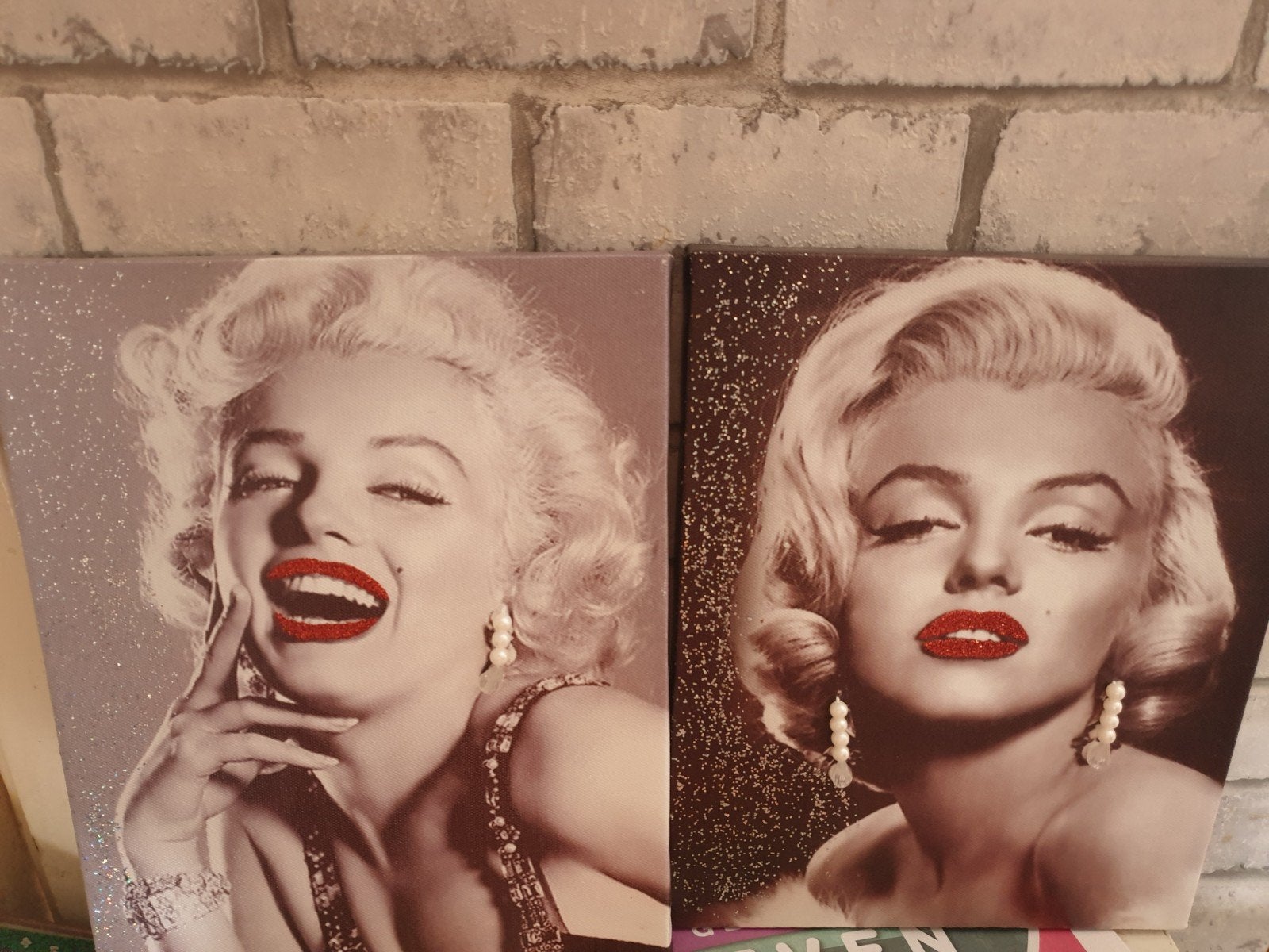 2 lijstjes van marlyn Monroe, Huis en Inrichting, Woonaccessoires | Schilderijen, Tekeningen en Foto's, Ophalen, Minder dan 50 cm