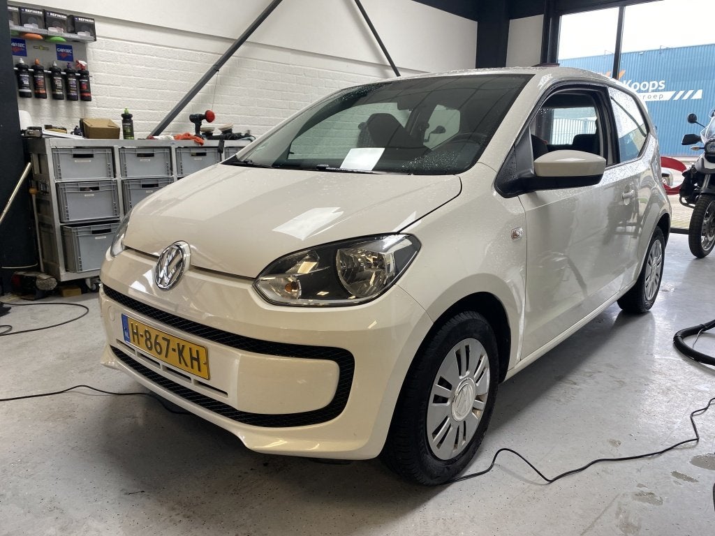 Volkswagen up! 1.0 take up! (bj 2013), Auto's, Volkswagen, Euro 5, Gebruikt, Up!, Wit
