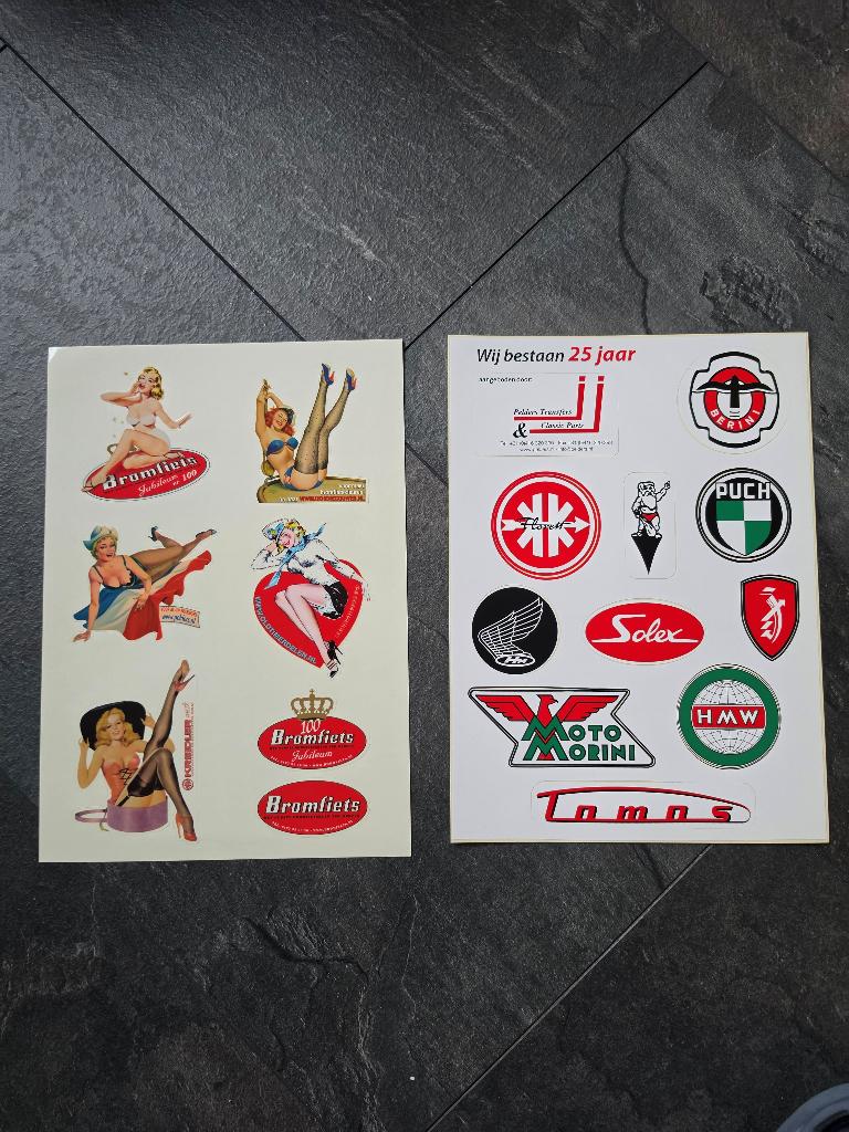 104 x Bromfiets Blad met 12 x bouwplaten en 2x stikkervel, Ophalen, Zo goed als nieuw, Bromfietsblad, Algemeen