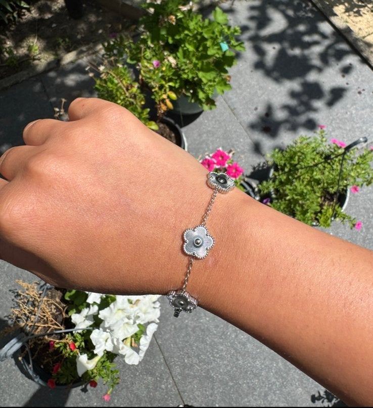 Van Cleef & Arpels Armband Zilver Roestvrij, Ophalen of Verzenden, Zo goed als nieuw, Zilver