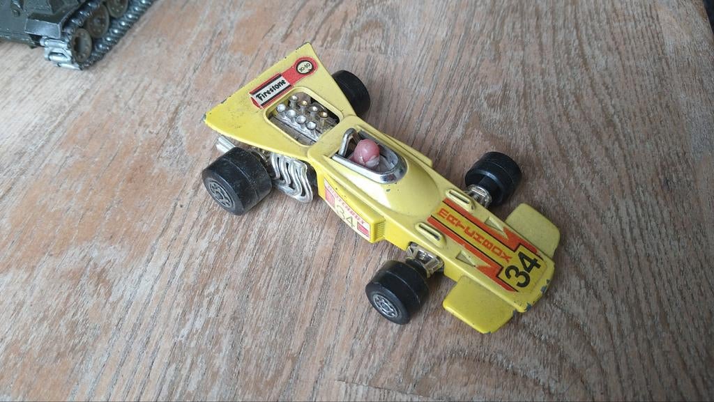 Matchbox lesney speedkings firestone racewagen 34 35 auto, Ophalen of Verzenden, Zo goed als nieuw