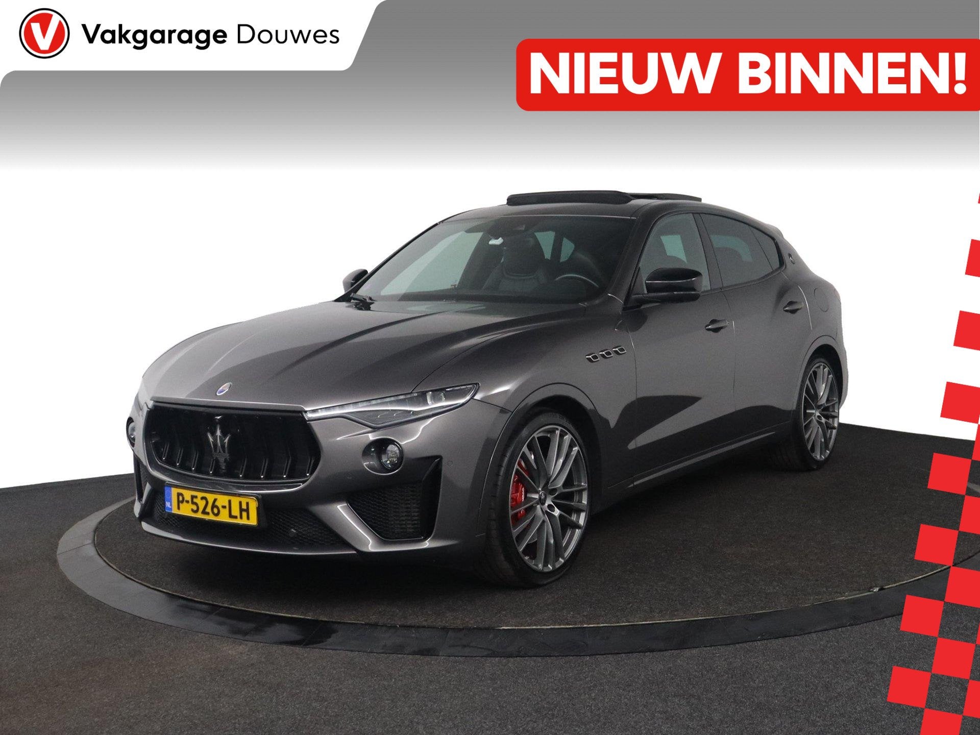 Maserati Levante 3.8 V8 GTS |1e eigenaar|Pano|Trekhaak|DOH, Auto's, Automaat, Gebruikt, 2145 kg, Leder