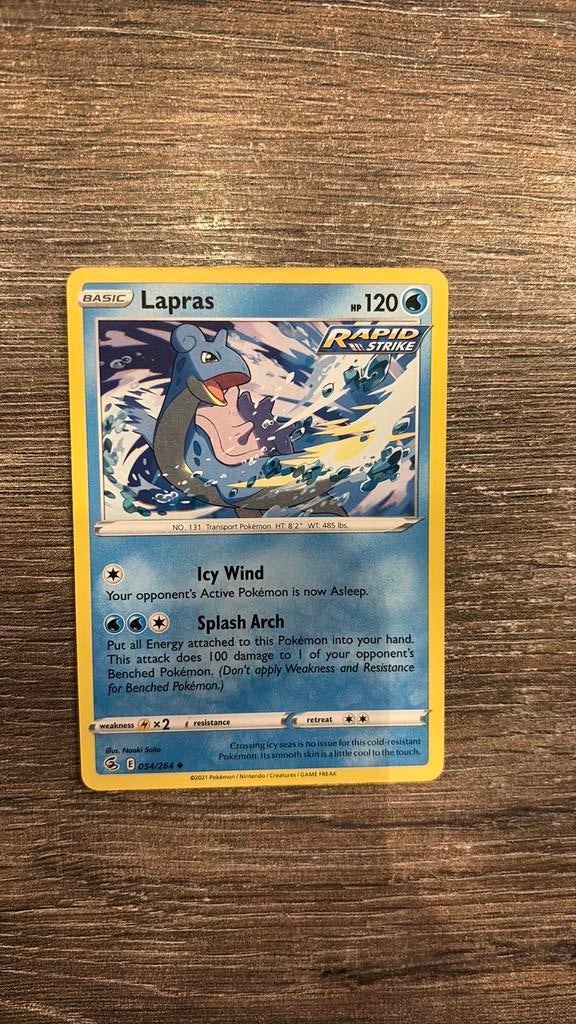 FST Lapras 054/264, Ophalen of Verzenden, Zo goed als nieuw